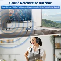 Бездротові навушники для ТБ WallarGe (RF + Bluetooth 5.0), База-зарядка, Optical — фото 2
