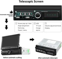 Магнітола 1 Din з висувним екраном 7" (Моторизована), MirrorLink, Bluetooth, Камера — фото 6