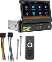 1 Din 7Inch Car Retractable Screen Wireless CarPlay Android Auto Car Portable Radio Bluetooth MP5 FM Receiver the Host — фото 2