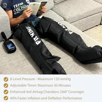 Компресійний масажер для ніг FIT KING (Пресотерапія / Лімфодренаж), Розмір M — фото 8