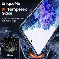 Защитное стекло для Samsung Galaxy S20 FE (UniqueMe), 9H, Набор 3 шт — фото 6