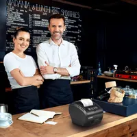 Чековий термопринтер 80мм MUNBYN, Wi-Fi LAN USB POS принтер з автообрізником — фото 6