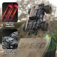 Радіокерований позашляховик 1:14 DEERC, Безщітковий мотор 70 км/год, 4x4 Truggy, 2 АКБ — фото 3