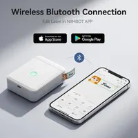 Портативний Bluetooth принтер етикеток NIIMBOT D110 (Нова версія), Термопринтер наклейок — фото 4