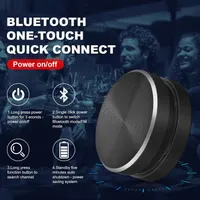Bone Conduction Speaker-Portable Magnetic Bluetooth Speaker-Mini Speaker,1Pack -Shower Speaker Bluetooth -Mini Speakers Wireless Bluetooth (Black) — фото 5