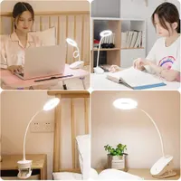 Frog Clip-on Lamp, Battery Powered Reading Light with 3 Brightness Levels, USB Rechargeable — фото 8