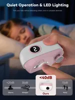 Електричні кусачки для нігтів 3в1 Без бренду, Автоматичні з LED, Рожеві 2026 — фото 2