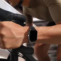 Розумний смарт-годинник (Smart Watch) Без бренду з функцією дзвінка, Вологозахист IP68, Чорний — фото 5