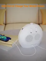 Світловий будильник-нічник Togaga з імітацією світанку, Bluetooth колонка, FM-радіо — фото 2