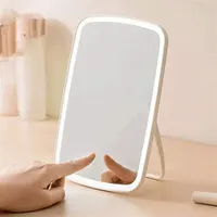 Настільне косметичне LED дзеркало INLIMA, Сенсорний димер, USB-Акумулятор, На підставці — фото 3