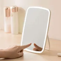 Настільне косметичне LED дзеркало INLIMA, Сенсорний димер, USB-Акумулятор, На підставці — фото 4