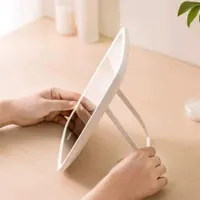Настольное косметическое LED зеркало INLIMA, Сенсорный диммер, USB-Аккумулятор, На подставке — фото 5