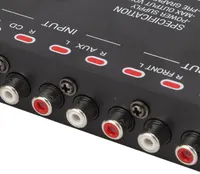 Car Stereo Graphic Equalizer, Car Audio Graphic Equalizer Universal Low Pass 7‑Band Gain Adjustment High Level Input EQ for Stereo System — фото 9