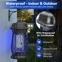 Bug Zapper Indoor Fly Traps with Powerful 20W Bulb Waterproof Electric Mosquito Killer for Home Backyard Yard Yard (100, Volt) — фото 5