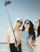 71" Phone Tripod & Selfie Stick, All in One Extendable Cell Phone Tripod with Wireless Remote, Travel Tripods Stand for iPhone 360° Rotation — фото 7