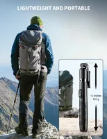 Штатив-тринога та селфі-палиця 2-в-1 Без бренду (180 см / 71"), З Bluetooth-пультом, Чорний — фото 6