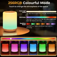 Сенсорный LED ночник CAKLIK, Портативный (256 цветов RGB), Аккумуляторный, С таймером — фото 3