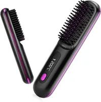 Бездротовий гребінець-випрямляч для волосся Go Brush Pro, Іонізація, 3 режими, Акумуляторна — фото 2