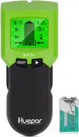 Багатофункціональний детектор прихованої проводки та металу Huepar 5 в 1, Настінний сканер з LCD