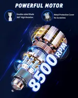 Тример для носа та вух 3в1 Без бренду, Акумуляторний (USB), Водонепроникний IPX7 — фото 7