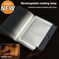 Плоская LED панель для чтения книг Без бренду, Аккумуляторная, Со съемной прищепкой, Белая — фото 6