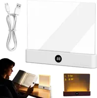 Плоская LED панель для чтения книг Без бренду, Аккумуляторная, Со съемной прищепкой, Белая — фото 7