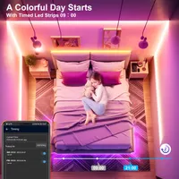 Розумна світлодіодна RGB стрічка Beaeet 5 метрів, Bluetooth APP, Музична синхронізація — фото 2