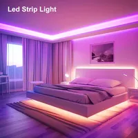 Розумна світлодіодна RGB стрічка Beaeet 5 метрів, Bluetooth APP, Музична синхронізація — фото 3