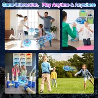 Flying Ball Toys, Globe 360°Rotating Hand Controlled Flying Toy, Magic Led Lights up Ball, Mini Drone Flying Toys Gift for Kids and Adults (blue) — фото 9