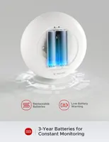 Умный Wi-Fi датчик протечки воды X-Sense с сиреной 110 дБ, Автономный, На батарейках — фото 4
