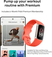 Фітнес-браслет Fitbit Charge 6 (Google), З GPS та Google Wallet, Чорний — фото 4