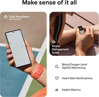 Фітнес-браслет Fitbit Charge 6 (Google), З GPS та Google Wallet, Чорний — фото 5