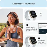 Fitbit Sense 2,Blue Mist/Pale Gold — фото 8