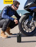 Портативный автокомпрессор Lamicall 150 PSI, Электрический насос для шин с LED экраном — фото 6