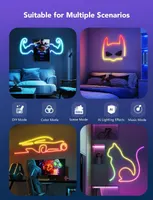 Умная неоновая LED лента Govee Neon Rope Light 2 (5 метров, RGBIC), Поддержка Matter — фото 7