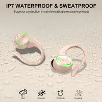 Wireless Earbuds, Bluetooth 5.4 Headphones, 50H+ Playtime Stereo Noise Canceling Headphones with 4 ENC Mic, Sport Ear buds with Earhooks — фото 5