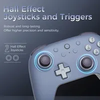 Беспроводной геймпад 8BitDo Ultimate 2C (Hall Effect), Для PC/Android, Синий — фото 5