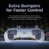Беспроводной геймпад 8BitDo Ultimate 2C (Hall Effect), Для PC/Android, Синий — фото 7