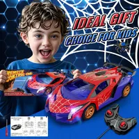 Радиоуправляемая машинка 1:18 Без бренду, Дрифт RC, С LED подсветкой, Синяя — фото 2