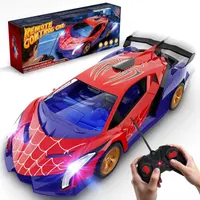 Радиоуправляемая машинка 1:18 Без бренду, Дрифт RC, С LED подсветкой, Синяя — фото 5