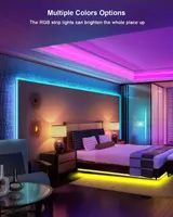 Світлодіодна LED стрічка RGB Nallee 10 метрів з ІЧ-пультом, Світломузика, Гнучка — фото 3