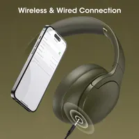 Бездротові Bluetooth навушники DOQAUS (До 90 годин, 3 режими еквалайзера), Накладні, Мілітарі — фото 5