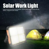 Мощный солнечный LED прожектор Без бренду (300W, 5000Lm), 4 режима, Влагозащита IP66, Аккумуляторный — фото 4