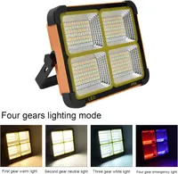 Мощный солнечный LED прожектор Без бренду (300W, 5000Lm), 4 режима, Влагозащита IP66, Аккумуляторный — фото 5