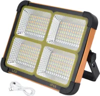 Мощный солнечный LED прожектор Без бренду (300W, 5000Lm), 4 режима, Влагозащита IP66, Аккумуляторный — фото 6