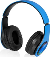 Беспроводные Bluetooth наушники Без бренду (Складные, Микрофон, FM, TF), Синие — фото 3