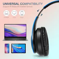 Беспроводные Bluetooth наушники Без бренду (Складные, Микрофон, FM, TF), Синие — фото 6