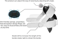 Крепление на голову (Elite Strap) Без бренду для Meta Quest 3, С подушкой — фото 7