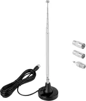 Indoor DAB+ FM Radio Antenna, Telescopic Antenna with Magnetic Base, 3m Cable, for Denon, Pioneer, Onkyo, Yamaha, Marantz, Sherwood Radios — фото 2