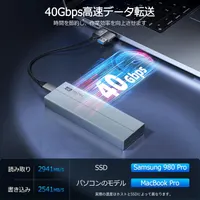 Карман для M.2 NVMe SSD SAN ZANG MASTER 40Gbps USB4 Thunderbolt алюминиевый корпус серый — фото 2